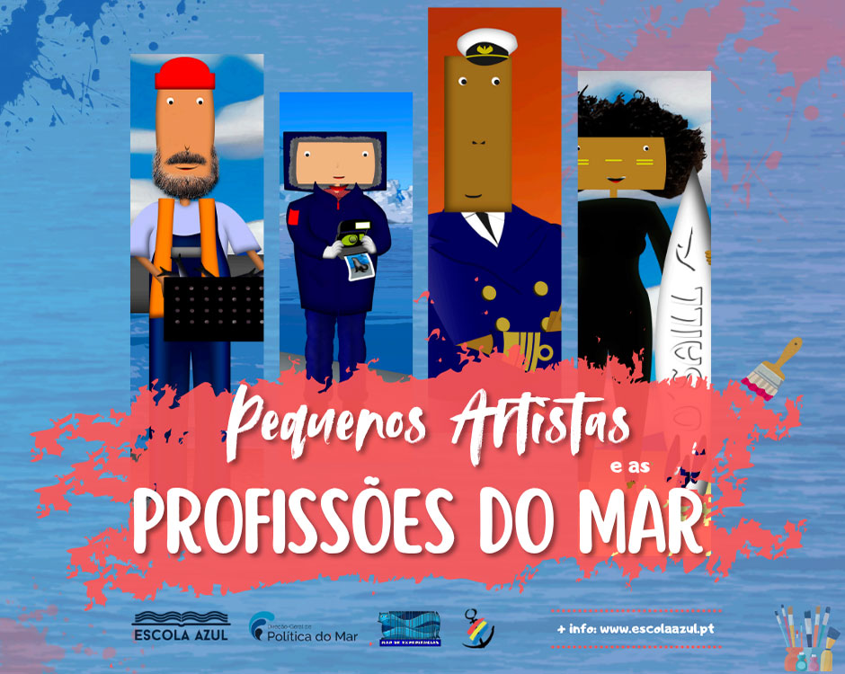 Imagem do Cartaz do Concurso, pela Escola Azul